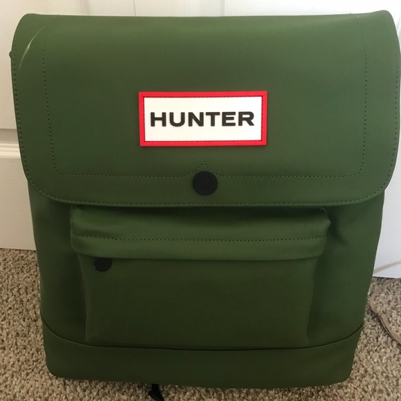 Hunter Handbags - Hunter green large backpack